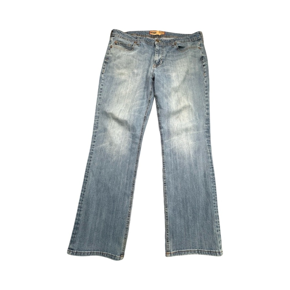 Seven7 Jeans Mens 40 Blue Medium Vintage Straight‎ Fit Stretch Denim SN1354H1